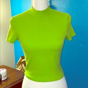 Neon crop top